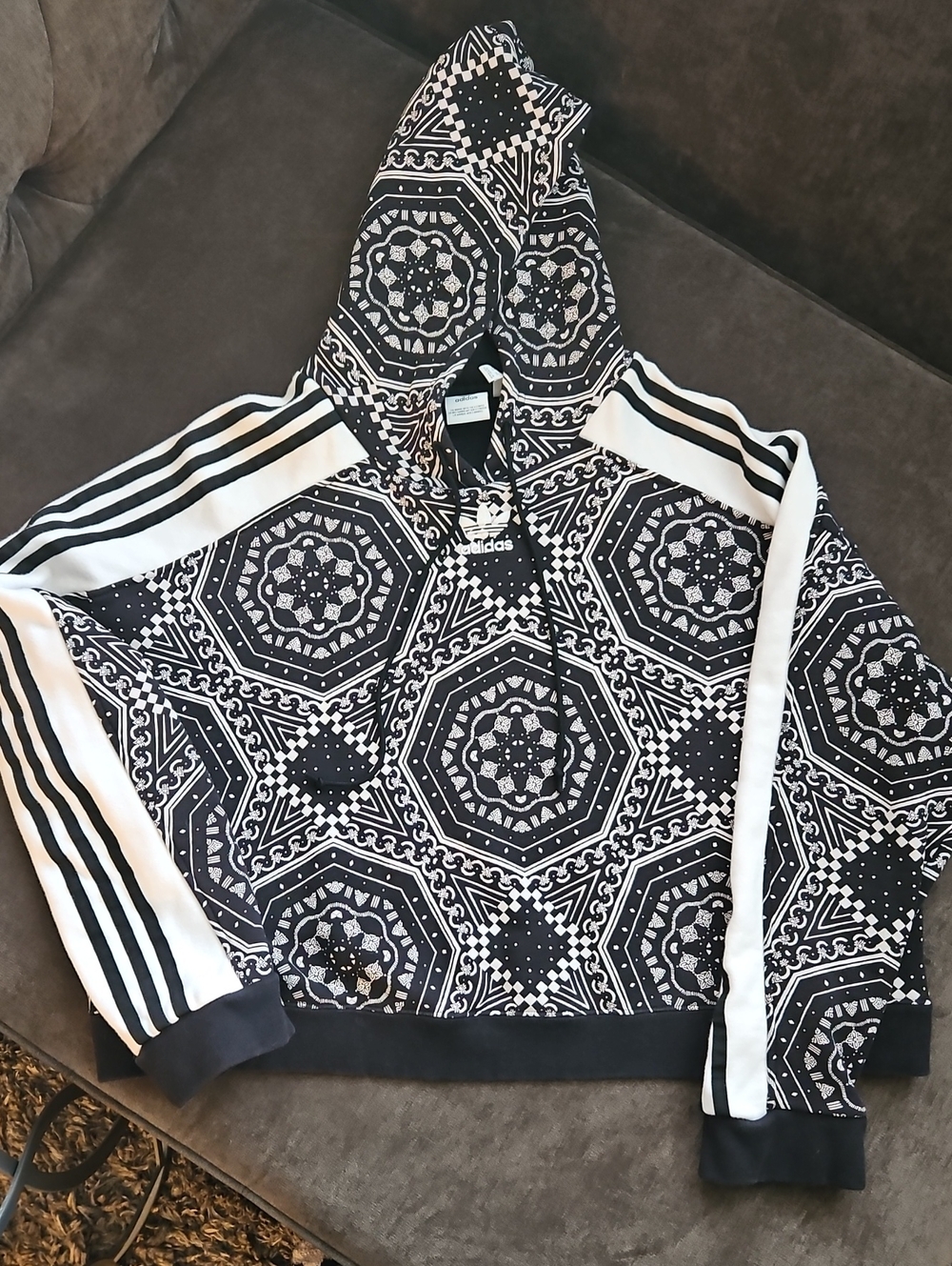 Adidas Cropped Hoodie